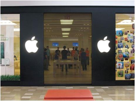 Apple Perforated Door